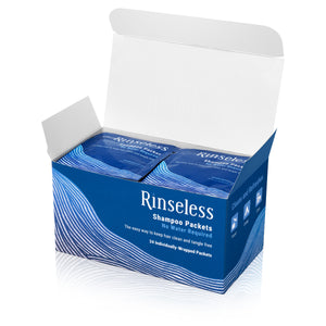 Rinseless Shampoo Packets Individually Wrapped for Travel (24 count)